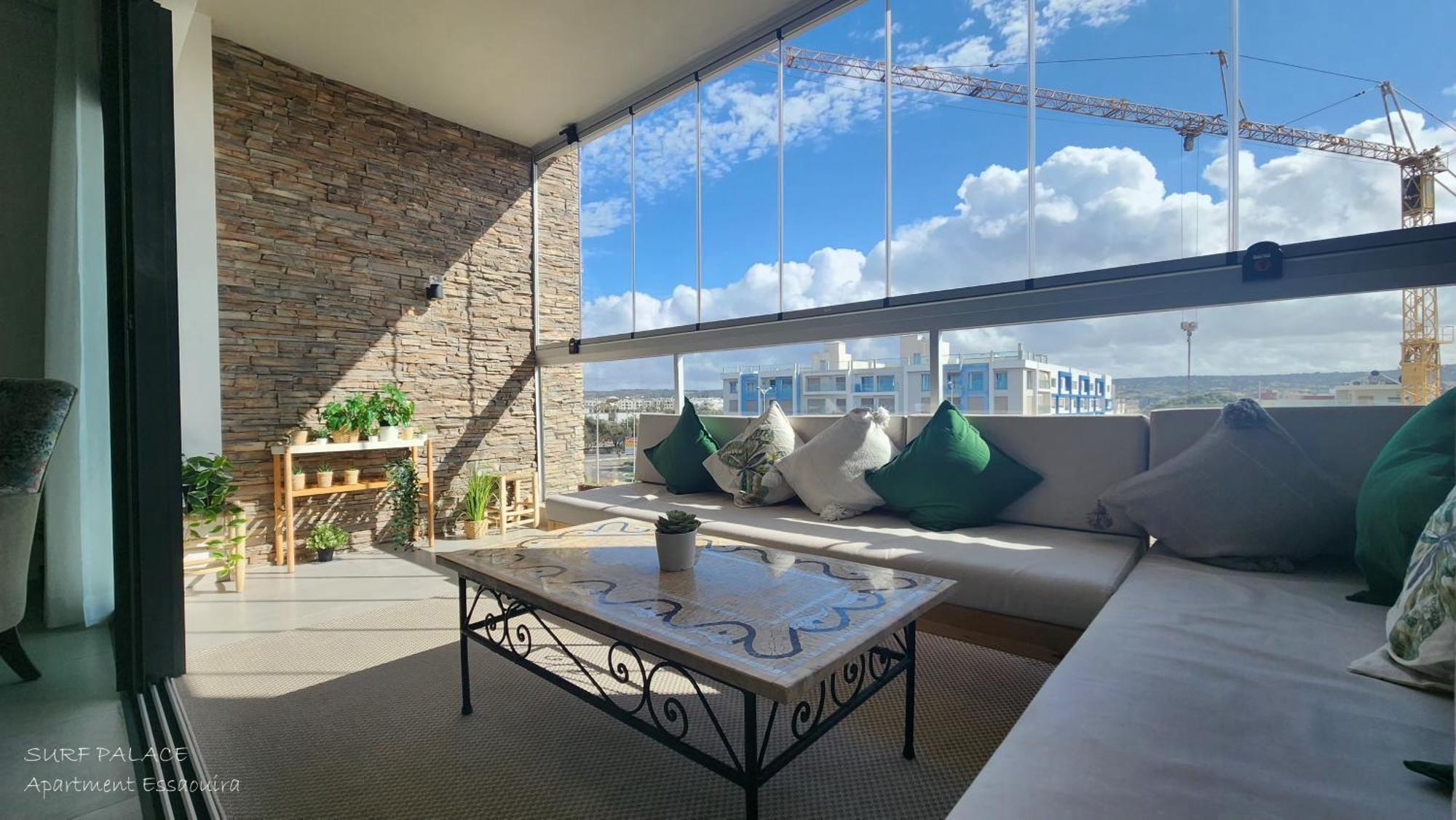 Surf Palace Beachfront Apartment Эс-Сувейра Экстерьер фото